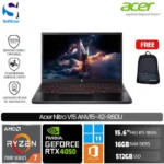 Acer Nitro V 15 ANV15-42-R06F/Ryzen 7-7445HS/16GB/512GB SSD/GeForce RTX 3050 6GB/15.6" FHD 180Hz/Win 11 Home+OHM 2024+M365/Obsidian Black