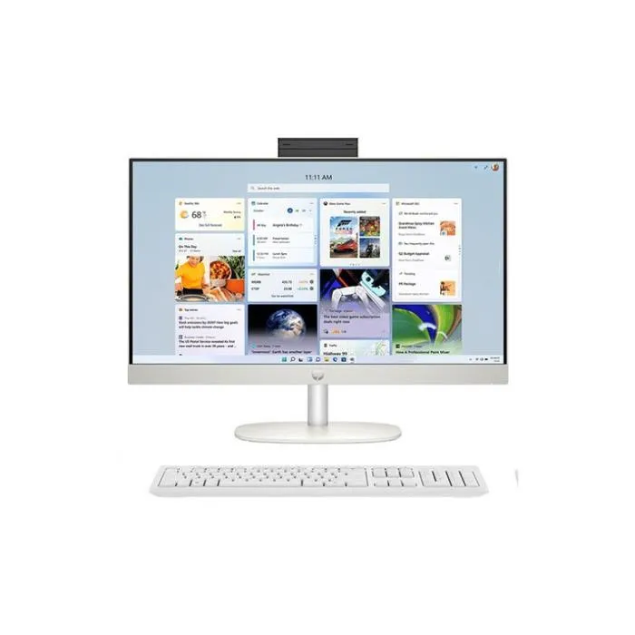 HP PC AIO 24-cr2568d /Ultra 7-255U/16GB/512GB SSD/23.8" FHD IPS/Win 11 Home+OHM 2024+M365/Shell white - Image 2