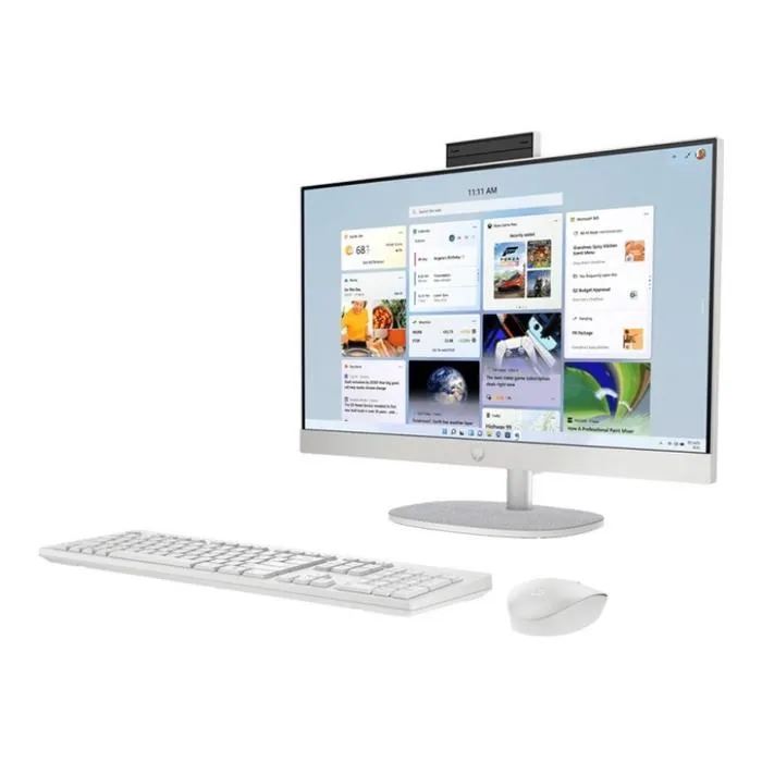 HP PC AIO 24-cr2568d /Ultra 7-255U/16GB/512GB SSD/23.8" FHD IPS/Win 11 Home+OHM 2024+M365/Shell white - Image 3