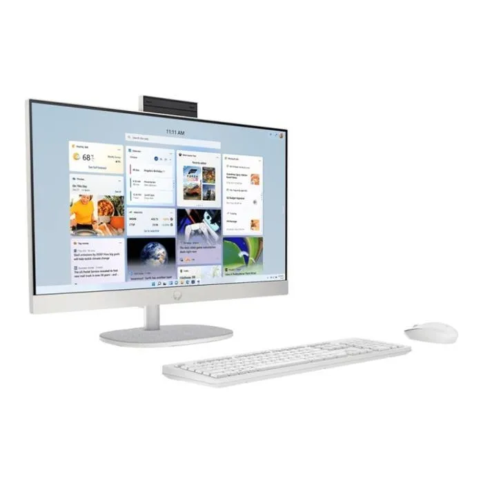 HP PC AIO 24-cr2568d /Ultra 7-255U/16GB/512GB SSD/23.8" FHD IPS/Win 11 Home+OHM 2024+M365/Shell white - Image 4