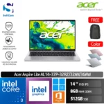 Acer Aspire Lite AL14 37P 32RZ 32AV 36AW/Intel Core 3-N355/8GB/512GB SSD/14" FHD/Win 11 Home + OHM 2024 + M365