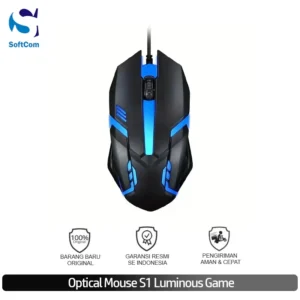 Optical Mouse S1- Wired Luminouse Game Mouse