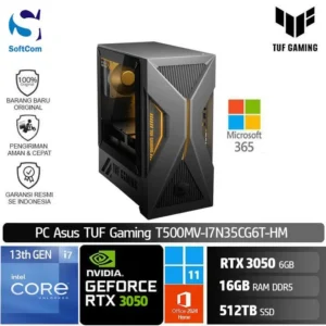 PC ASUS TUF T500MV I7N35CG6T HM/Intel Core i7-13620H/16GB/512GB SSD/GeForce RTX 3060 6GB/Win 11 Home + OHM 2024-Metal Solar Ectapse Gray