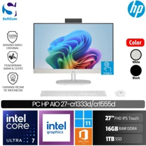 HP PC 24 cr1333d cr1555d /Intel Core Ultra 7-155U/16GB/1TB SSD/27" Touch/Win 11 Home+OHM 2024+M365
