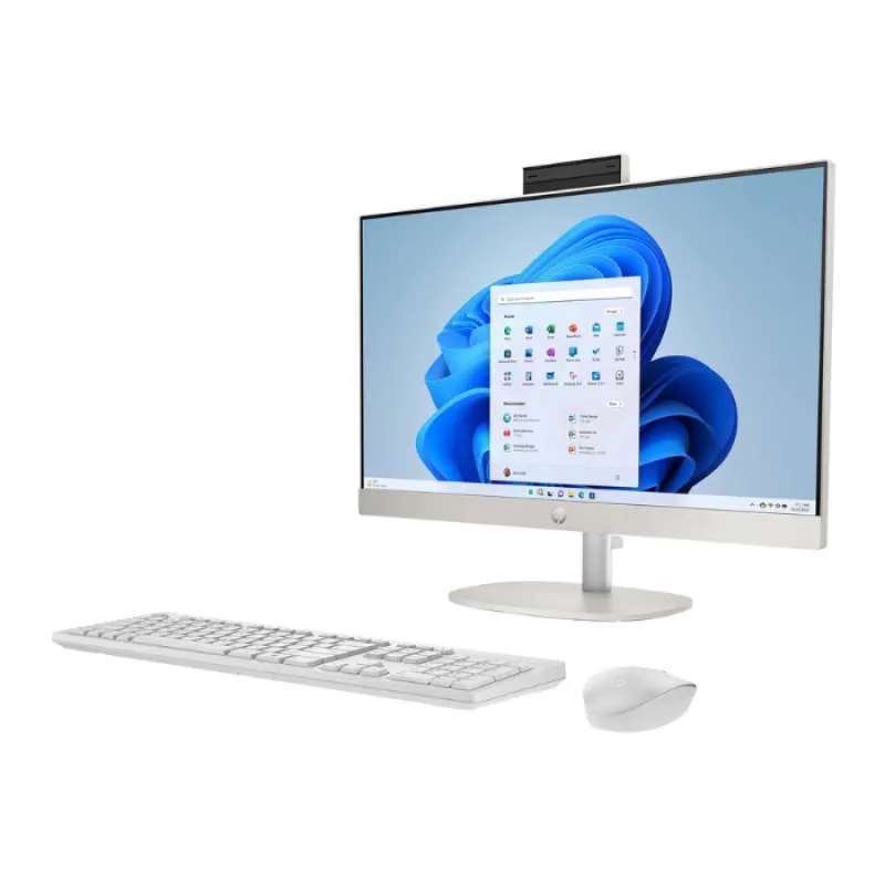 HP PC AIO 24-cr2567d/Intel Core Ultra 5-225U/16GB/512GB SSD/23.8" FHD Touch/Win 11 Home+OHM 2024+M365/White - Image 3