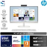 HP PC AIO 24-cr2567d/Intel Core Ultra 5-225U/16GB/512GB SSD/23.8" FHD Touch/Win 11 Home+OHM 2024+M365/White