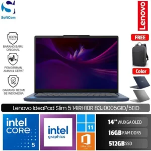 Lenovo IdeaPad Slim 5 14IRH10R 5EID 5GID/Intel Core 5-210H/16GB/512GB SSD/14" WUXGA OLED/Win 11 Home + OHM 2024 + M365/[83J0005EID I 83J0005GID]