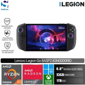 Lenovo Legion Go 2 8ASP2 83N0000RID Gaming HandHeld/Ryzen Z2 Extreme/32GB/1TB SSD/8.8" WUXGA/Win 11 Home/Eclipse Black