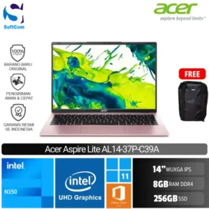 Acer Aspire Lite AL14 37P C39A /Intel N150/8GB/256GB SSD/14" FHD/Win 11 Home + OHM 2024 + M365
