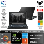 Asus TUF Gaming A15 FA506NCG-R735B6T-HM/Ryzen 7-7445HS/16GB/512GB SSD/GeForce RTX 3050 4GB/15.6" FHD 144Hz/Win 11 Home + OHM 2024 + M365/Graphite Black