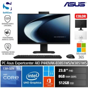 PC Asus AIO P440VAK B3851WS W3851WS/Intel Core i3-1315U/8GB/512GB SSD/23.8" FHD/Win 11 Home + OHM 2024 + M365