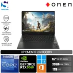 HP Omen 16-am0888TX/Core i9-14900HX/32GB/1TB SSD/GeForce RTX 5060 8GB/16" 2K 165Hz/Win 11 Home+OHM 2024/Shadow Black