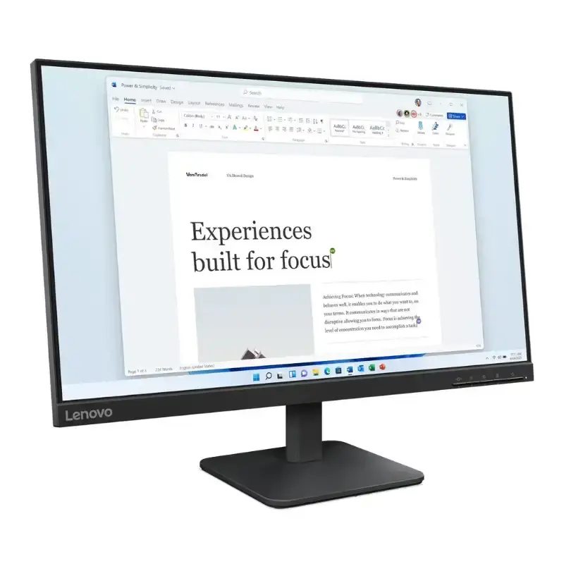 Monitor Lenovo L24 4e 23.8 inch FHD 99% sRGB 100Hz - Image 3