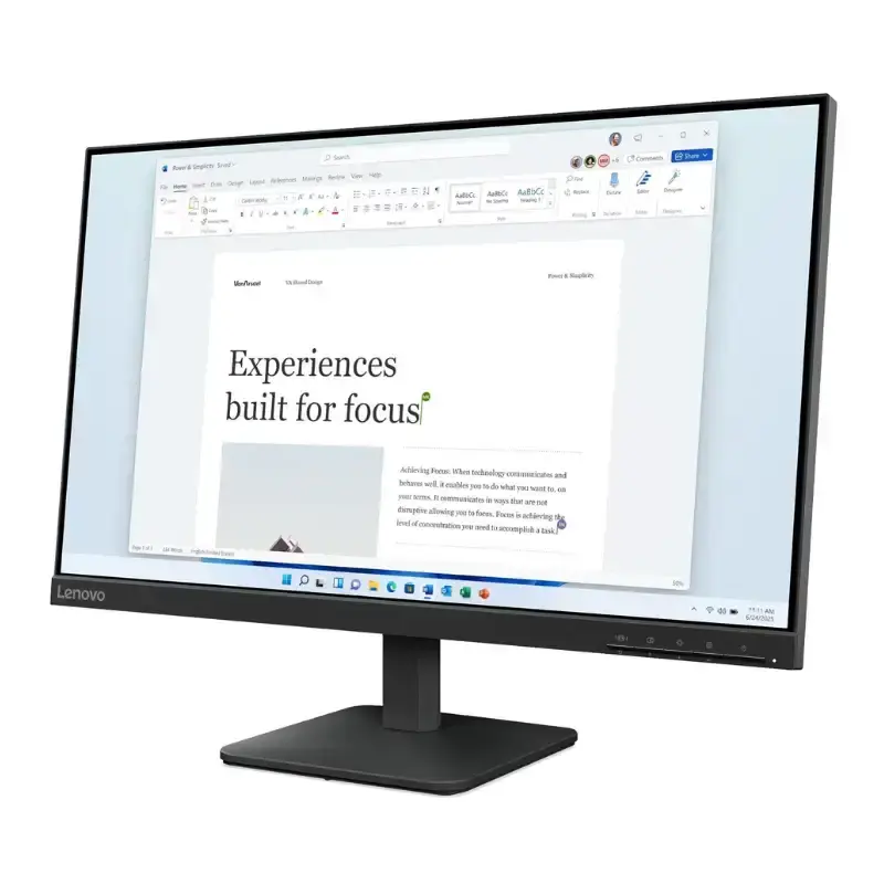 Monitor Lenovo L24 4e 23.8 inch FHD 99% sRGB 100Hz - Image 4