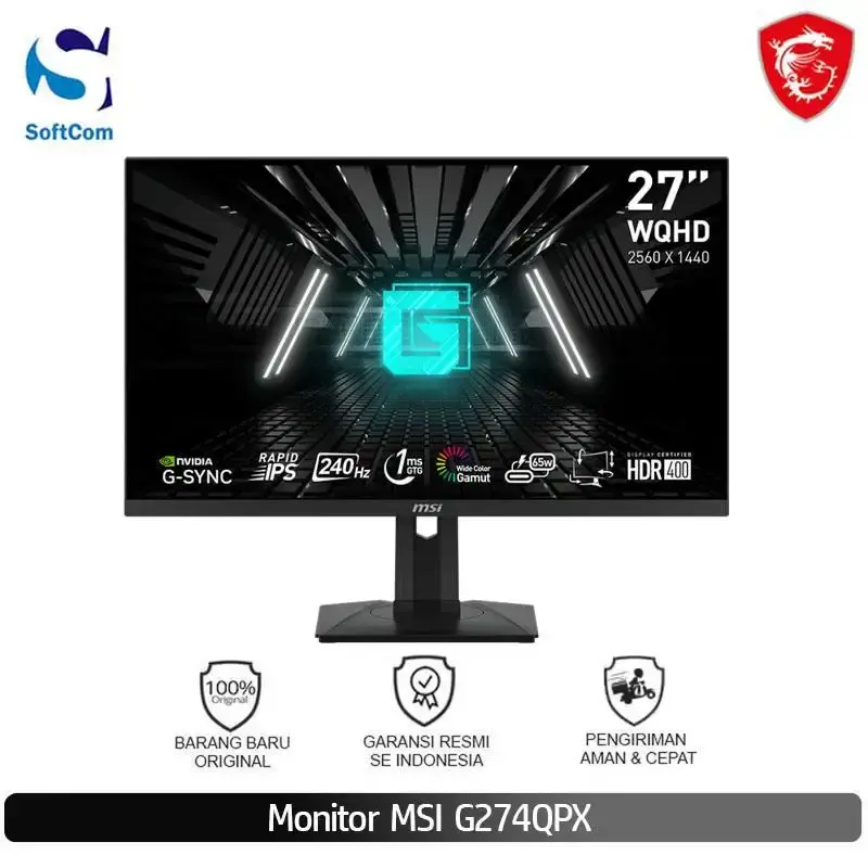 Monitor MSI G274QPX 27 Inch WQHD IPS 240Hz