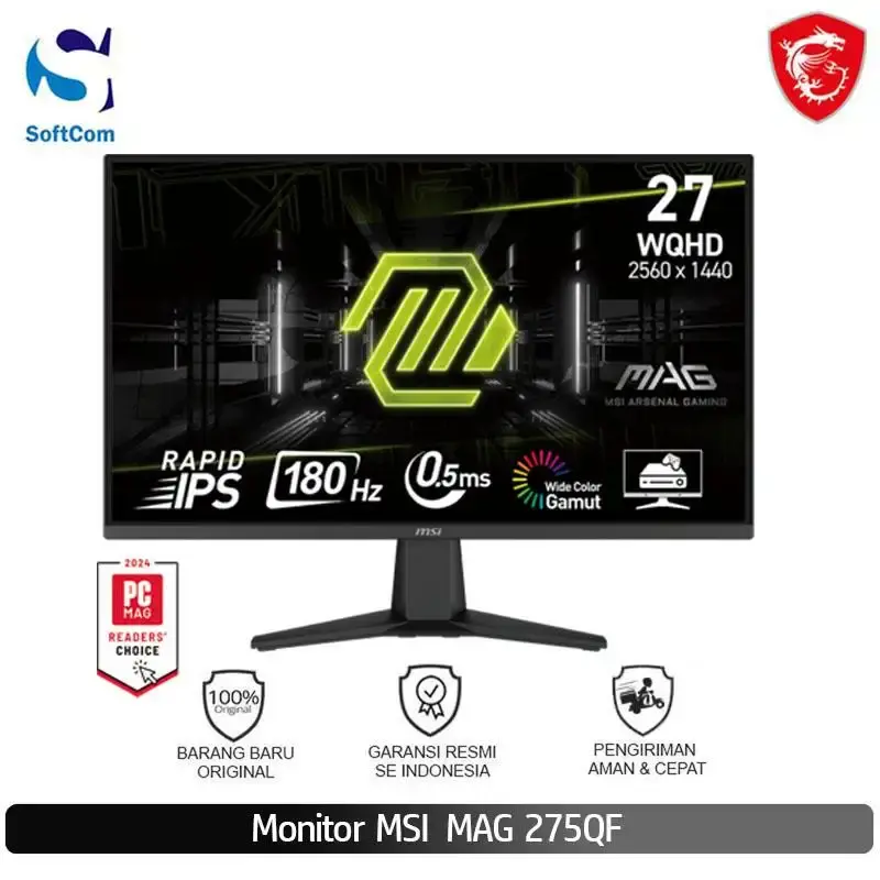 Monitor MSI MAG 275QF 27 Inch WQHD 180Hz