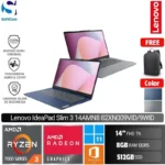 Lenovo IdeaPad Slim 3 14AMN8 9WID 9VID/Ryzen 3-7320U/8GB/512GB SSD/14″ FHD TN/Win 11 Home+OHM 2024+M365 [82XN009WID | 82XN009VID]