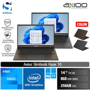 Axioo  Slimbook Hype 10/Intel N4020/8GB/256GB SSD/14" HD/Win 11 Pro