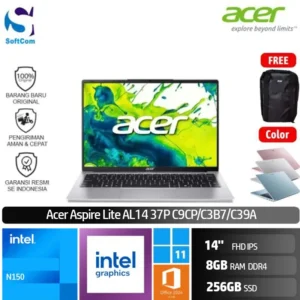 Acer Aspire Lite AL14 37P C1UK C18U C3DZ/Intel N150/8GB/512GB SSD/14" FHD IPS/Win 11 Home+OHM 2024+M365 [ AL14-37P-C1UK | AL14-37P-C18U | AL14-37P-C3DZ ]