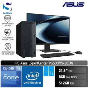 PC Asus Expertcenter  PG500MV-385W/Intel Core i5-1315U/8GB/512GB SSD/21.5" FHD/Win 11 Home / Grey