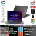 Asus ROG Strix G16 G614PH-R9N55J6G-HM/Ryzen 9-8940HX/16GB/512GB/GeForce RTX 5050 8GB/16" WUXGA/Win 11 Home + OHM 2024+ M365