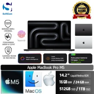 MacBook PRO M5 14 Inch/16GB-24GB/512GB-1TB SSD/MacOS