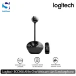 Logitech BCC950 All-In-One Webcam dan Speakerphone
