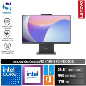 PC Lenovo IdeaCentre AIO 24IRH9 F0HN00TDID/Intel Core 7-240H/8GB/1TB SSD/23.8" FHD 100Hz/Windows 11 Home+ OHM 2024+ M365/ Luna Grey