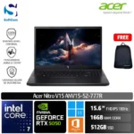 Acer Nitro V 15 ANV15-52-777R/Intel Core 7-240H/16GB/512GB SSD/GeForce RTX 5050 8GB/15.6" FHD 180Hz/Win 11 Home+OHM 2024+M365/Obsidian Black