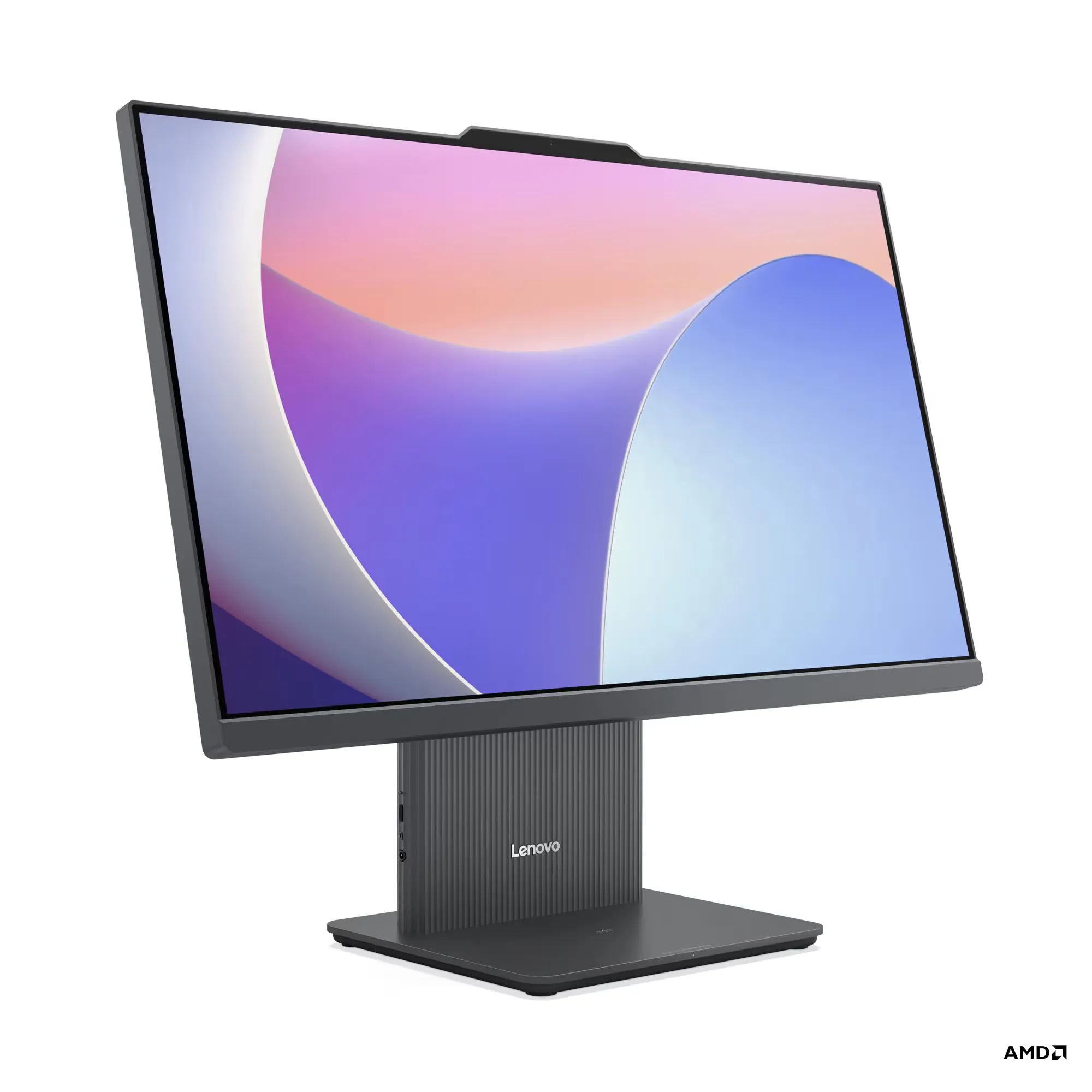 PC Lenovo IdeaCentre AIO 24ARR9 F0HR008CID/AMD Ryzen 5-7535HS/23.8"FHD 100Hz/8GB/512GB SSD/Windows 11 Home+ OHM 2024+ M365/Luna Grey - Image 2