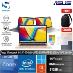 Asus Vivobook 14  A1404VA VIPS3854M VIPS3855M VIPS3856M/Core i3-1315U/8GB/512GB SSD/14" FHD IPS/Win 11 Home+OHM 2024+ M365 [A1404VA-VIPS3854M | A1404VA-VIPS3855M | A1404VA-VIPS3856M]