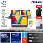 ASUS Vivobook 14 A1404VAP VIPS7114M VIPS7115M VIPS7116M/Core 7-150U/16GB/1TB SSD/14" FHD/Win 11 Home+ OHM 2024+ M365 [A1404VAP-VIPS7114M | A1404VAP-VIPS7115M | A1404VAP-VIPS7116M]