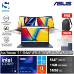 Asus Vivobook 15 A1504VAP-VIPS5151TM VIPS5152TM VIPS5153TM/Core 5-120U/16GB/512GB SSD/15.6" FHD IPS/Win 11 Home + OHM 2024 + M365 [1504VAP-VIPS5151T | 1504VAP-VIPS5152TM | 1504VAP-VIPS5153TM]